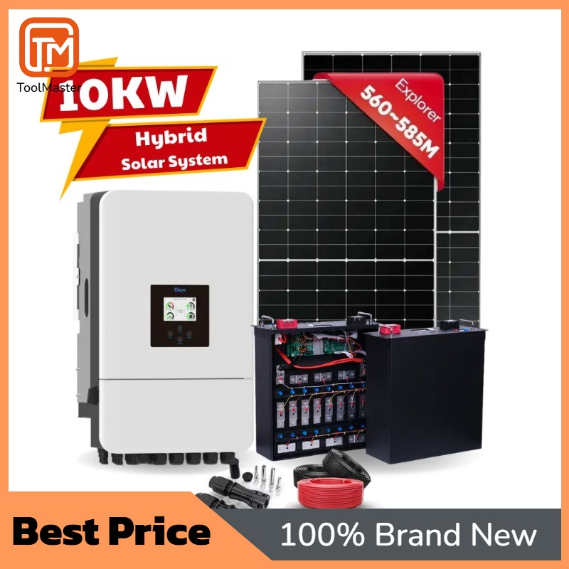 Solar Panel - 【Promoção Quente】Sistema Solar de 10KW Deye,