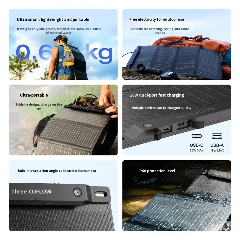 Painel Solar Portátil Dobrável - Solar Panel avaliação e preço