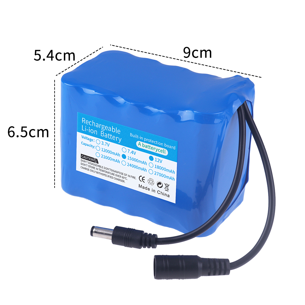 Bateria de Pesca 12V 3S5P 15Ah - Lithium Battery 12V avaliação e preço